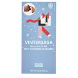 VINTERSAGA Milk chocolate bar, gingerbread crumbs Rainforest Alliance Certified, 4 oz