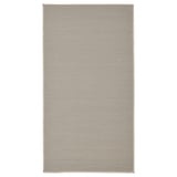 VIRKLUND Rug flatwoven, in/outdoor, white/beige/dark gray, 2 ' 7 "x4 ' 11 "