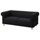 VISKAFORS Loveseat, Lejde anthracite/birch