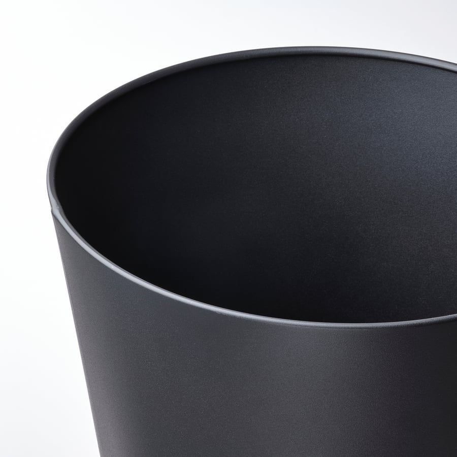 VITLÖK Plant pot, indoor/outdoor anthracite, 12 ½" IKEA