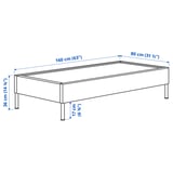 VITTSKÄR 2-seat section for modular sofa, plastic rattan outdoor/dark gray