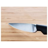 VÖRDA Paring knife, black, 4 "
