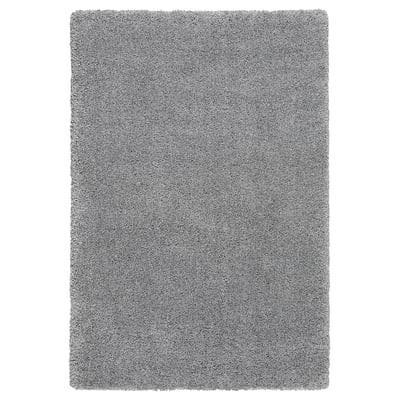 VOLLERSLEV Rug, high pile, gray, 5 ' 3 "x7 ' 7 "