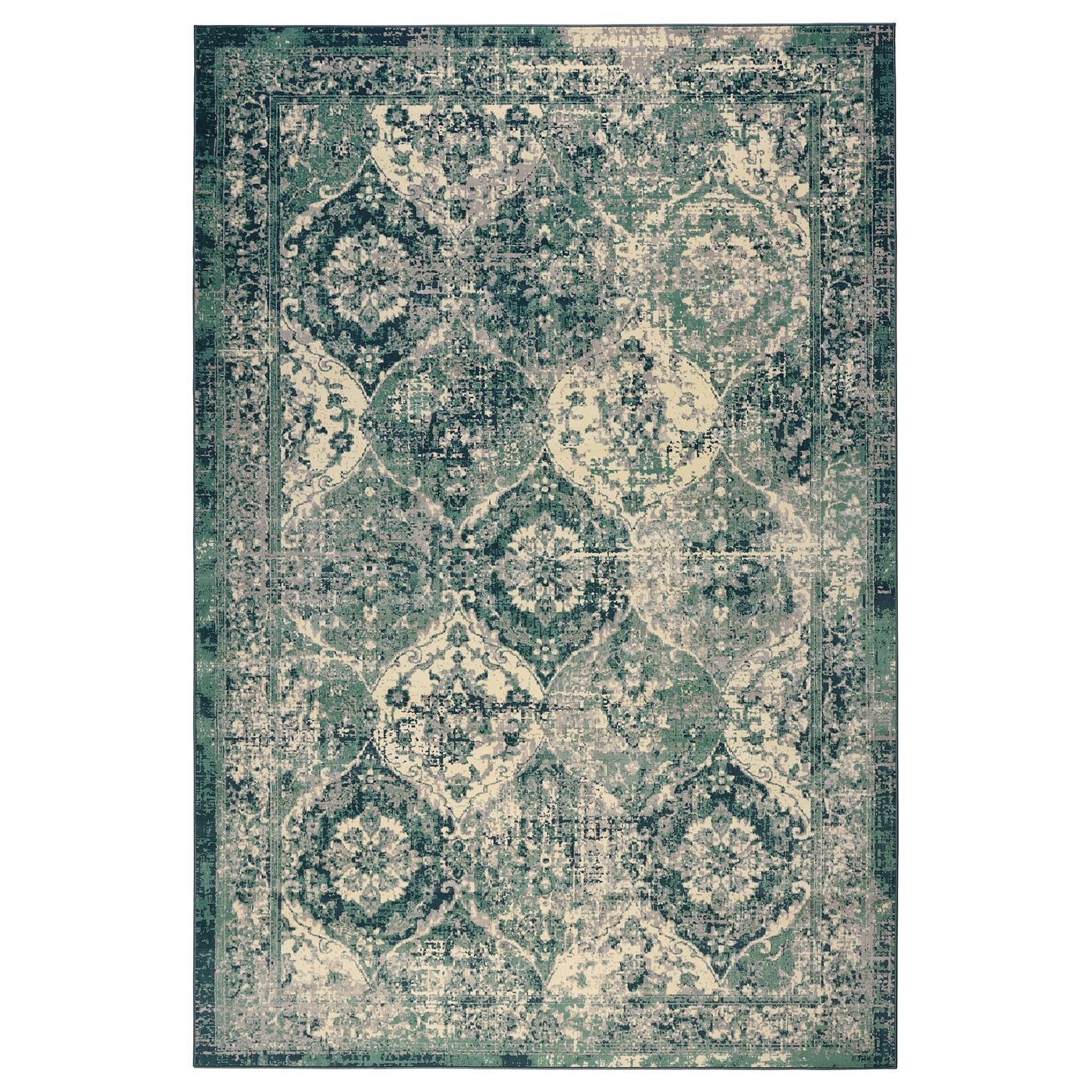 Vonsbak Rug Low Pile Green Ikea