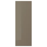 VOXTORP Cover panel, high gloss dark gray-brown, 15x42 1/2 "