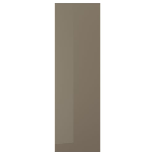 VOXTORP: high-gloss panel, tan-brown gradient, rectangle, easy-care, modern design.