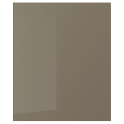 VOXTORP drawer: sleek, brown, glossy, rectangular, easy-clean particleboard with recycled plastic finish.
