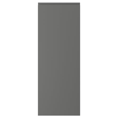 VOXTORP: dark grey, smooth cabinet door with hidden handles. Modern, minimalist design.