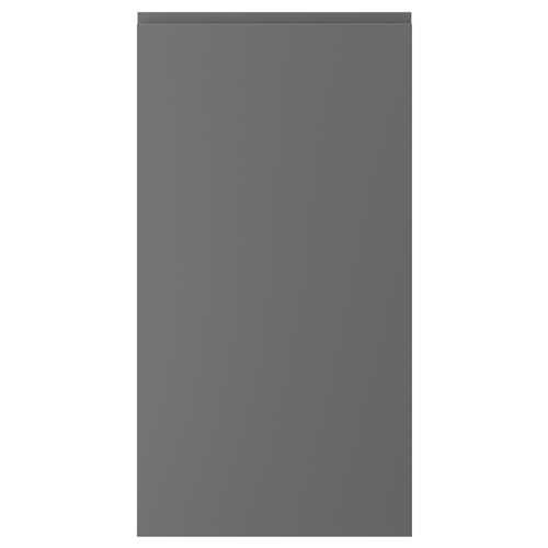 Grey rectangular cabinet door with clean, minimalist design. Perfect for modern kitchens.