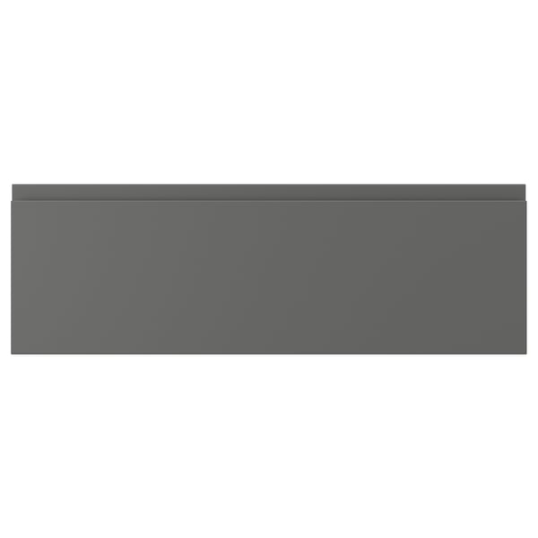 VOXTORP Drawer front, dark gray, 30x10 "