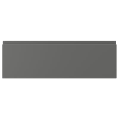 VOXTORP Drawer front, dark gray, 30x10 "