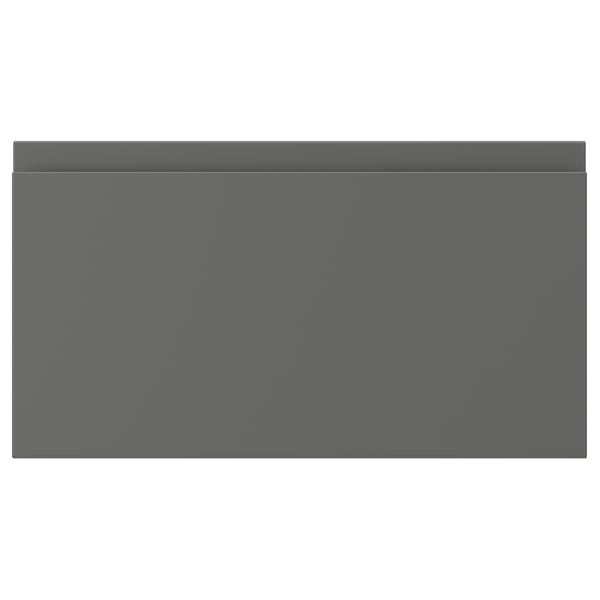 VOXTORP Drawer front, dark gray, 18x10 "