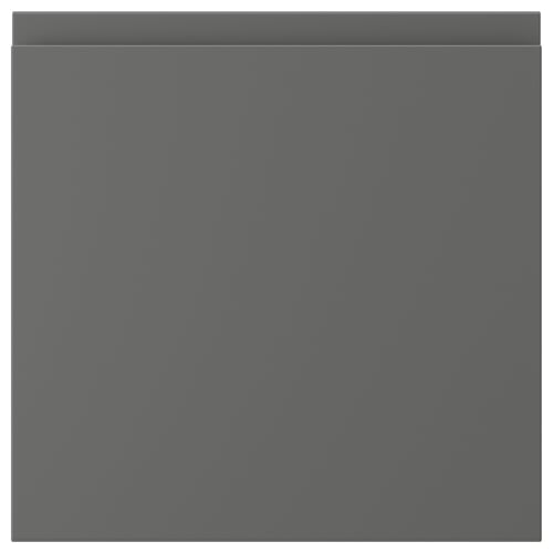 Dark grey VOXTORP drawer, sleek design with smooth surface and integrated handles.