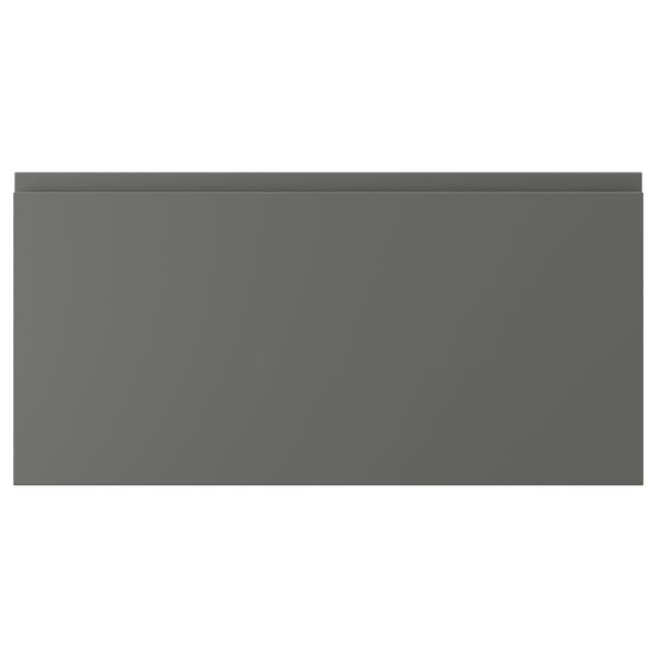 VOXTORP Drawer front, dark gray, 30x15 "