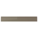 VOXTORP Drawer front, high gloss dark gray-brown, 36x5 "