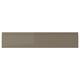 VOXTORP Drawer front, high gloss dark gray-brown, 24x5 "