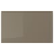 VOXTORP Drawer front, high gloss dark gray-brown, 24x15 "