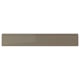 VOXTORP Drawer front, high gloss dark gray-brown, 30x5 "