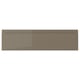 VOXTORP Drawer front, high gloss dark gray-brown, 18x5 "