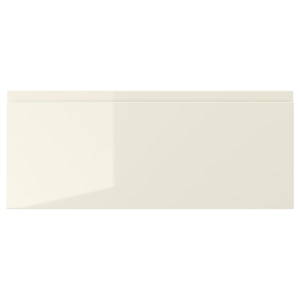 Voxtorp Drawer Front High Gloss Light Beige 24x10 Ikea