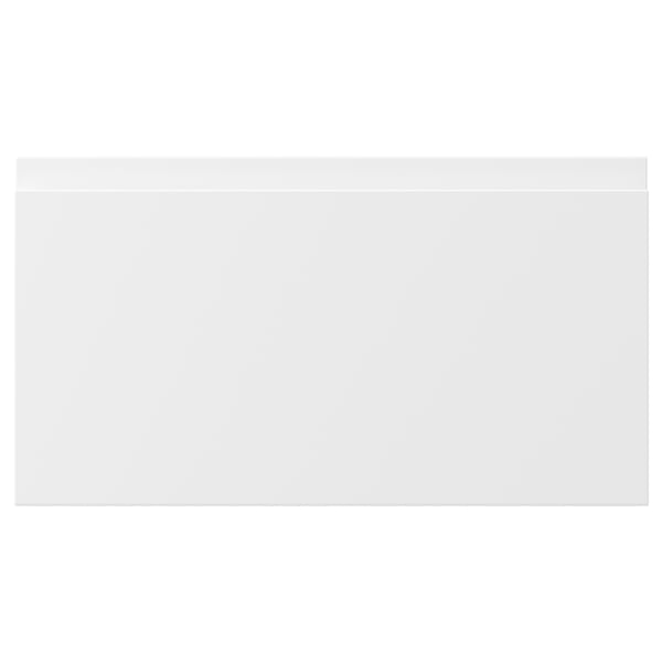 VOXTORP Drawer front, matte white, 18x10 "
