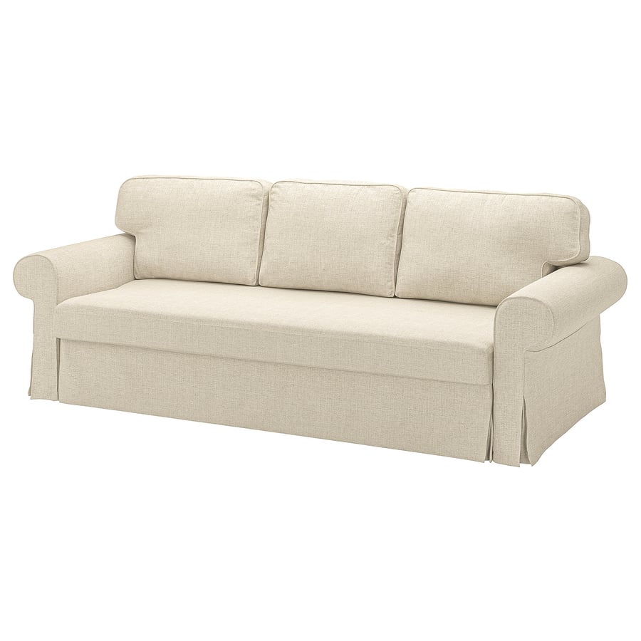 VRETSTORP sleeper sofa, Kilanda light beige IKEA