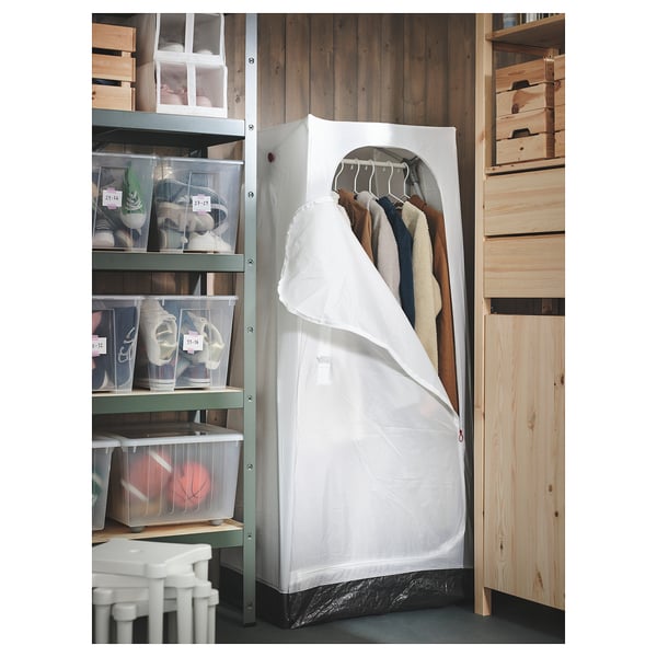 VUKU Wardrobe, white, 29 1/8x20 1/8x58 5/8 "