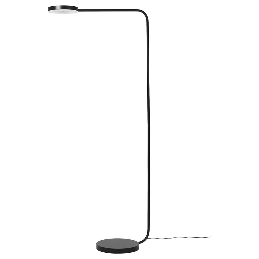 YPPERLIG LED floor lamp, dark gray