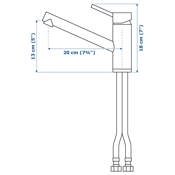 YTTRAN Kitchen faucet, chrome plated IKEA