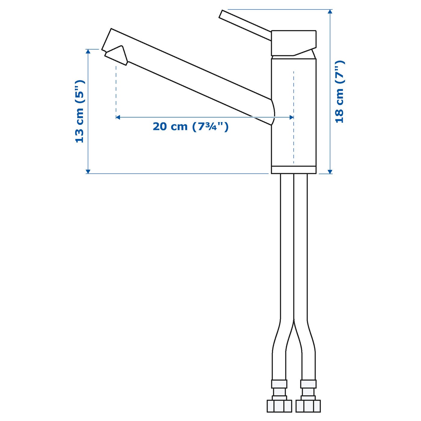YTTRAN Kitchen faucet, chrome plated IKEA