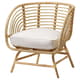 Rattan armchairs