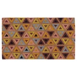 ABILDÅ Felpudo, multicolor/diseño de trángulos, 1 ' 4 "x2 ' 4 "