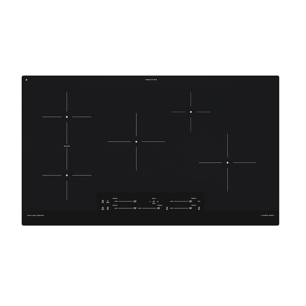 ÄLMESTAD Estufa de inducción, negro, 36 "