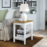 ÄMMARYD Mesa auxiliar, blanco, 23 1/4x15 3/4 "