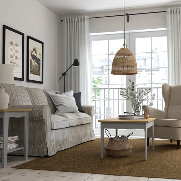 ÄMMARYD Mesa auxiliar, gris, 23 1/4x15 3/4 "