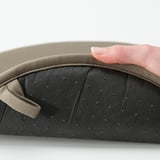 ÄNGSFRÄKEN Cojín para silla, beige oscuro/interior/exterior, 14 "