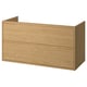 Opción: ÄNGSJÖN Mueble para baño+cajones, efecto de roble, 48x21x25 1/8 "
