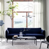 ÄPPLARYD Sofá, Djuparp azul oscuro
