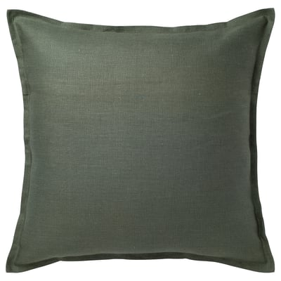 AINA Funda para cojín, gris-verde, 26x26 "