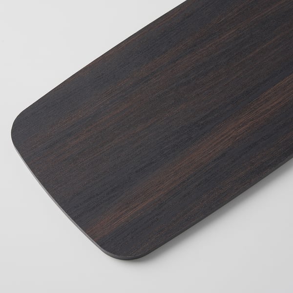 AKTERSKARP / BRUNALGER Ventilador techo+varilla extensión, efecto madera gris oscuro