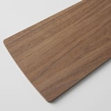 AKTERTOFTER / BRUNALGER Ventilador techo+varilla extensión, efecto madera color plateado