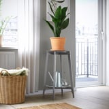 ALPVIDE Pedestal para plantas, gris, 28 "