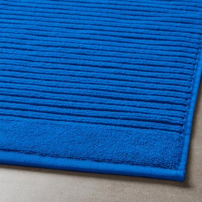 ALSTERN Alfombra de baño, azul vivo, 20x31 "
