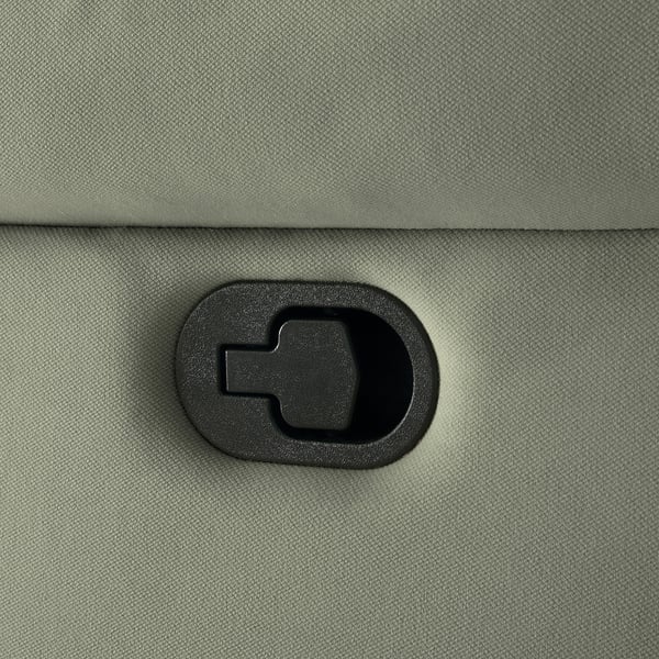 ARNÄSVALL Sillón reclinable+giratorio, Hakebo gris-verde