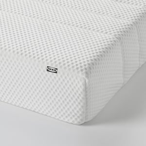 ÅSBYGDA Colchón espuma, firme/blanco, Tamaño queen