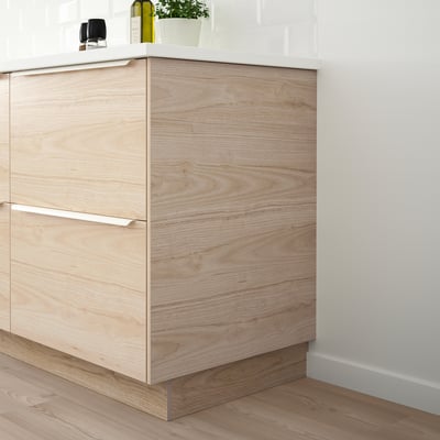 ASKERSUND Panel lateral, efecto de fresno claro, 15x32 1/2 "