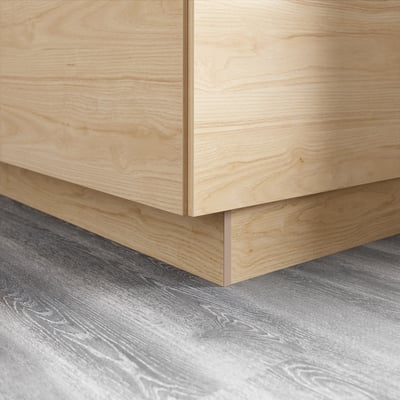 ASKERSUND Plinto, efecto de fresno claro, 84x4 1/2 "