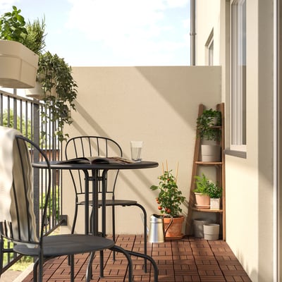 ASKHOLMEN Pedestal para plantas, marrón oscuro