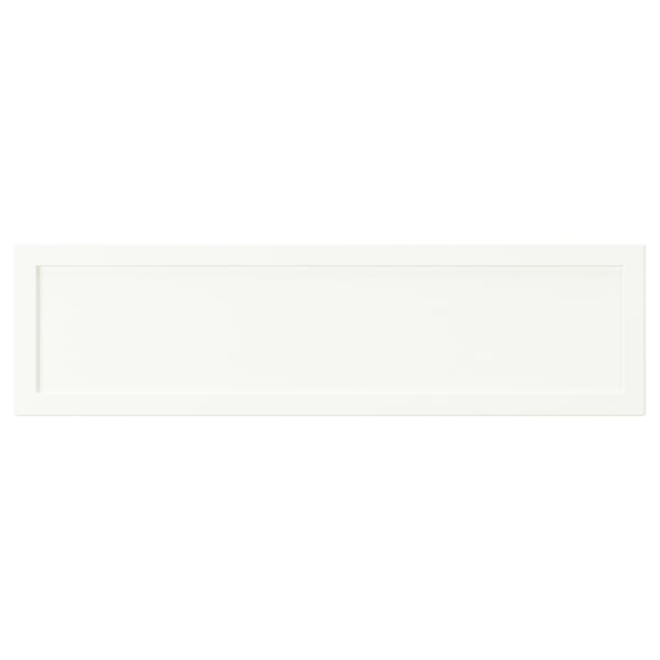 ASPUDDEN Frente de cajón, blanco mate, 18x5 "