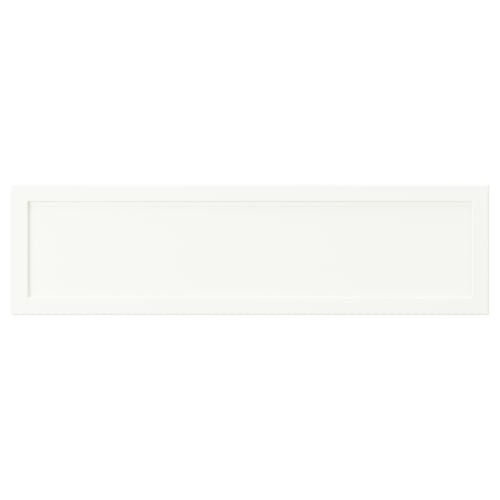 ASPUDDEN Frente de cajón, blanco mate, 18x5 "
